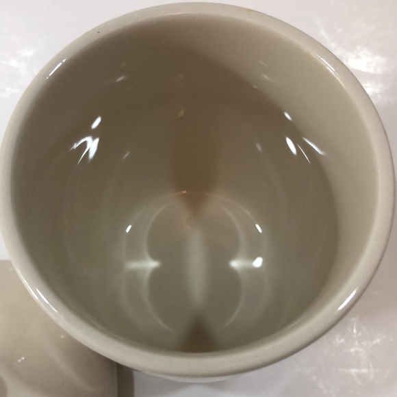 Rae Dunn Scoop Sugar Bowl Canister with Lid Ceramic - Picture 4 of 5